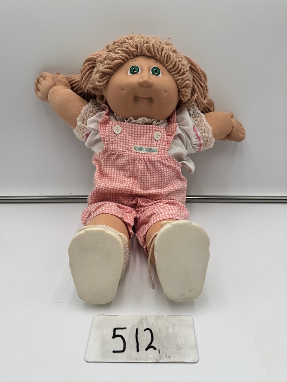 Vintage 1984 Xavier Roberts Cabbage Patch Kids Doll Green Eyes Blonde 15 Inch